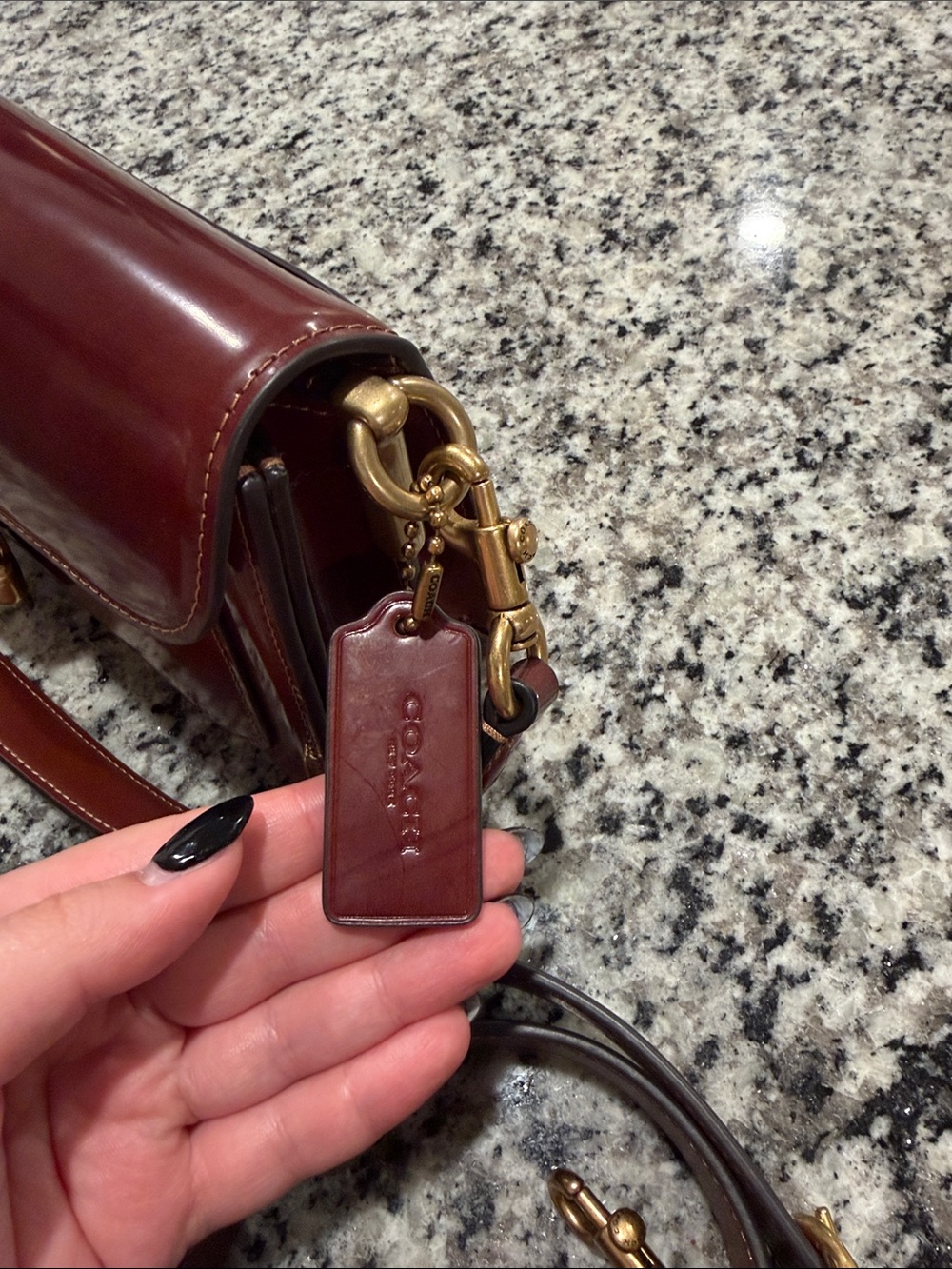 Coach Tabby 26 - Shiny Brown Leather - Picture 8 of 9